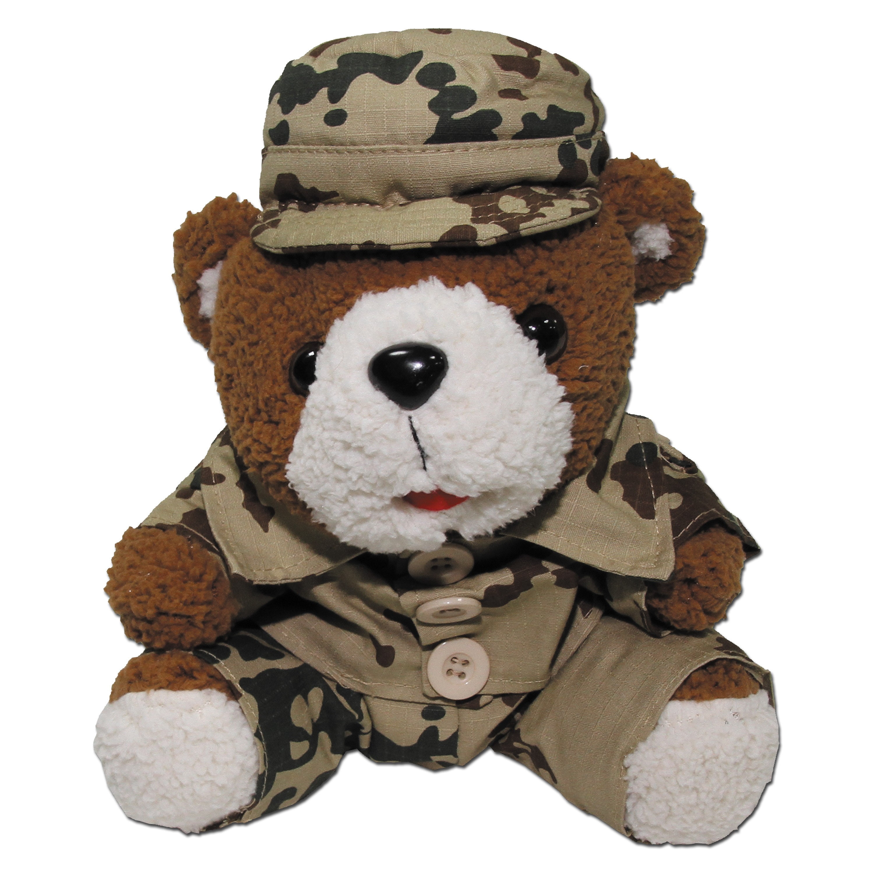 Медведь в военной форме игрушка